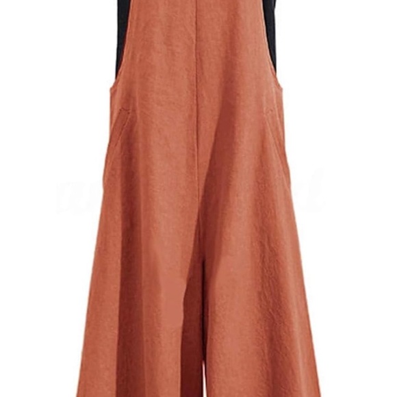 Women's Rust Jumpsuit - Picture 3 of 5
